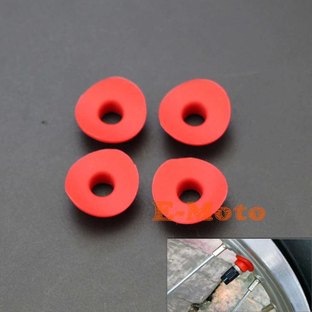 4 шт. универсальные силиконовые колпачки для воздушных клапанов мотоциклов|motocross