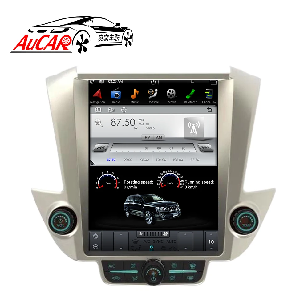 Автомагнитола AuCAR Tesla 12 1 дюйма Android 8 2 din DVD для GMC Yukon Chevrolet Tahoe Suburban 2015 2019 GPS навигация