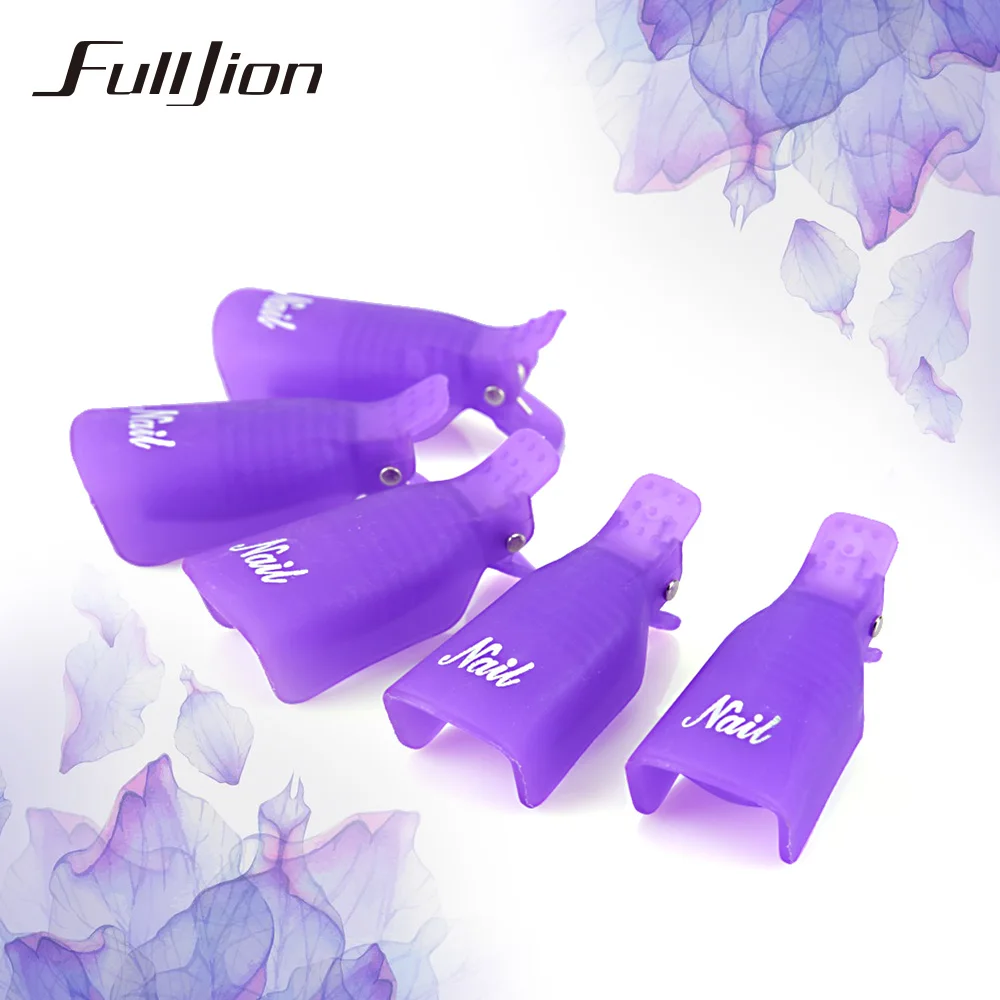Fulljion 5 шт./компл. средство для снятия лака для ногтей средство для покрытия лаком Замачивание от обертывания инструменты для макияжа и ногтей средство для очистки ногтей колпачок гель для удаления