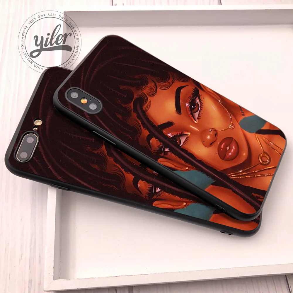 Модный черный чехол для девочек iPhone 11 Pro XS Max, чехол для телефона, чехол для iPhone XS XR 6 7 8 Plus чехол для iPhone 5 5S SE 6S