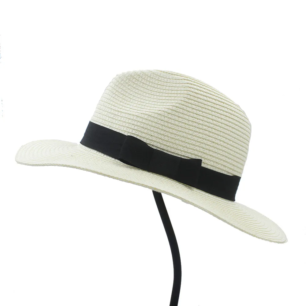 Летняя Пляжная Повседневная стильная модная мягкая Соломенная Панама LUCKYLIANJI для
