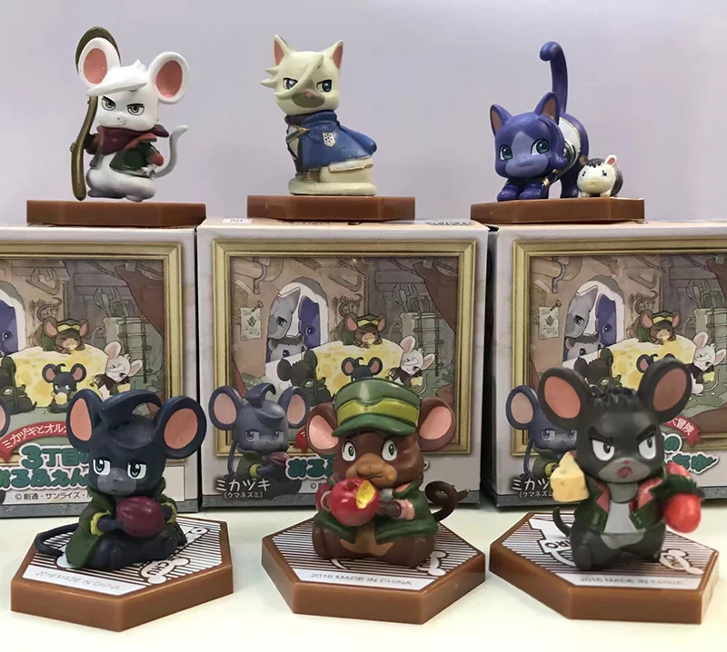 Экшн-Фигурка Кот и мышь из ПВХ 6 шт./компл. | Игрушки хобби