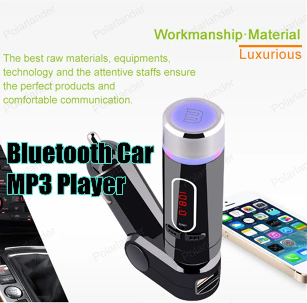 

Bluetooth FM Transmitter car mp3 playerusb car adapter car bluetoothcar kit handsfree receiver kit