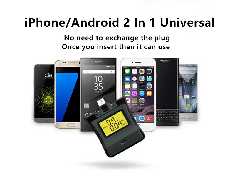 Новый портативный ЖК Тестер дыхания Алкотестер анализатор Подсветка дисплей