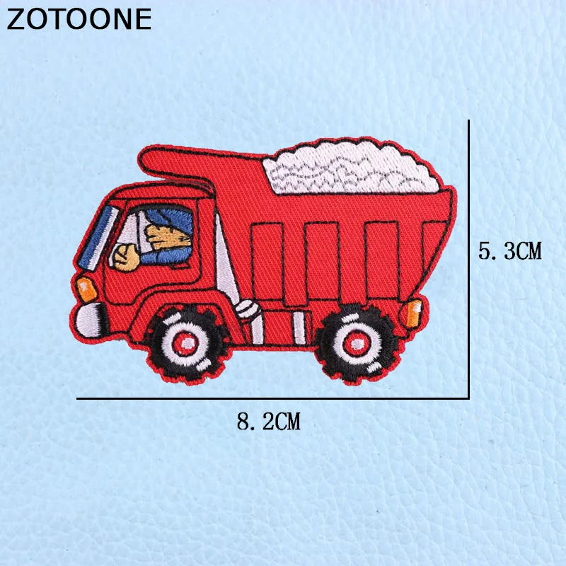 ZOTOONE крутые различные Мультяшные автомобильные нашивки для детей утюжок на
