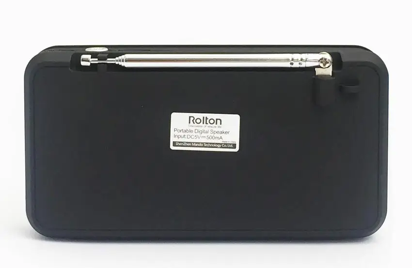 Портативный bluetooth-динамик Rolton E500 с басами, двухтрековый динамик, спортивный и стерео fm-радио, TF карта, USB MP3 колонка и фонарик