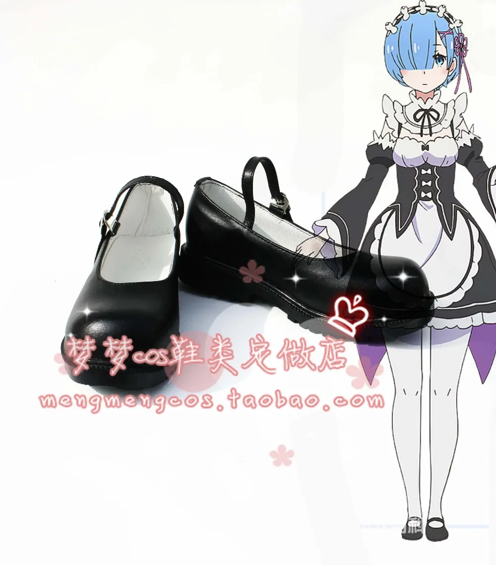 Re: жизнь в другом мире от zero Rem Ram косплей обувь сапоги на заказ 2806 | Тематическая