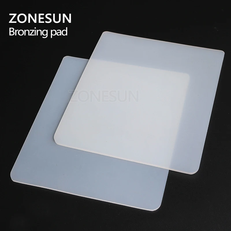 ZONESUN Бронзирующая прокладка резиновое одеяло машина для горячего тиснения
