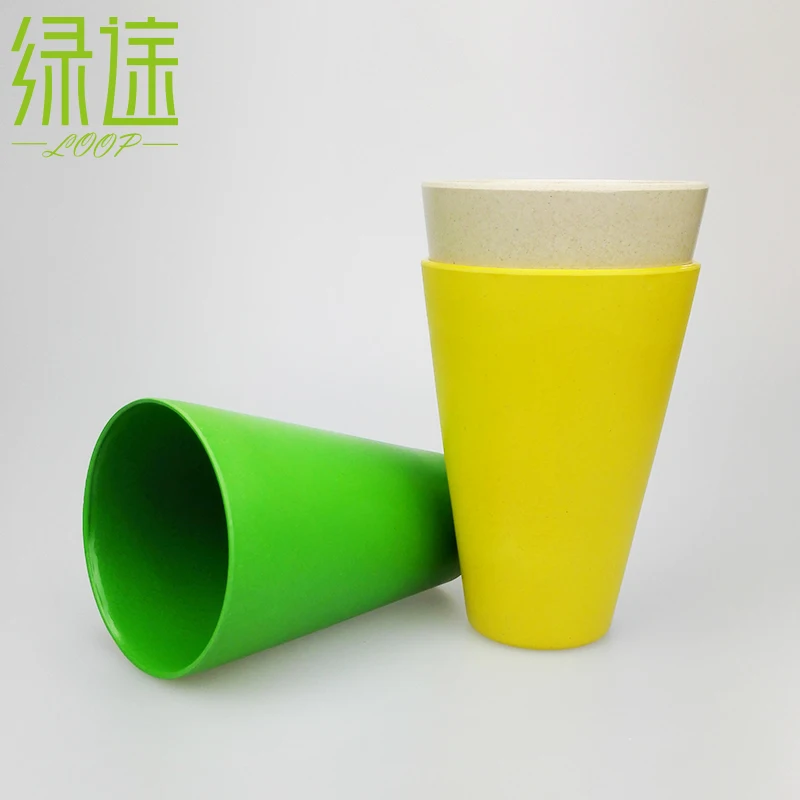 Новые экологически чистые бамбуковые кружки для здоровья зеленые белые кофейные