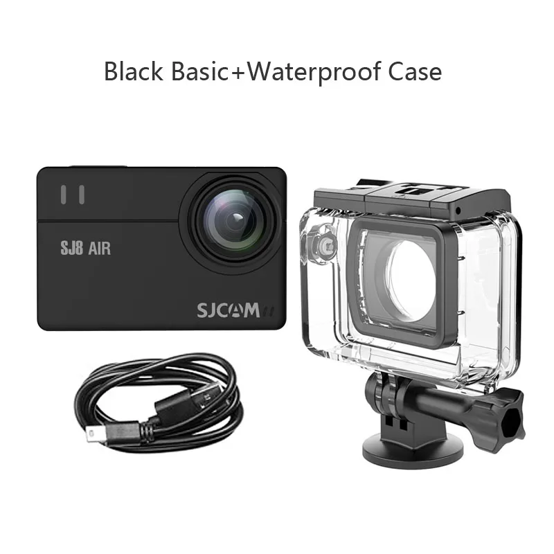 Black BASIC W S SJCAM SJ8 воздушная экшн-камера WiFi 1080P Full HD 30m Водонепроницаемая Спортивная DV 1296P Экстремальная оригинальная SJ Спортивная камера для улицы - Цвет: Black BASIC W S