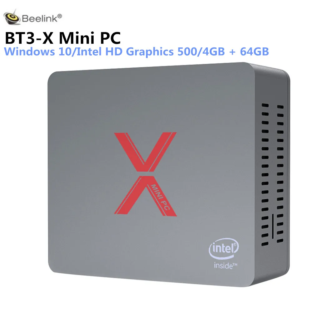 Beelink BT3 х Мини ПК Windows 10 Intel Apollo Lake J3355 Графика 500 2 4 ГГц + 5 8 Wi Fi 1000 Мбит/с X USB3.0