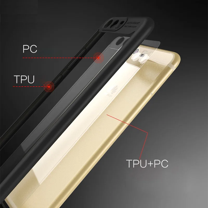 Huawei P10 Plus Case P 10 Back Cover Soft TPU Frame Protection Ultra Thin Transparent Acrylic for Phone Cases |