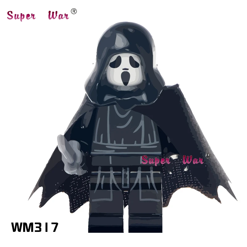 WM317 50 шт. тематика ужасов серия Охотник на кольцо-Черная пятница Джейсон, Фредди Крюгер Майкл Майерс зомби строительный блок детские игрушки - Цвет: WM317