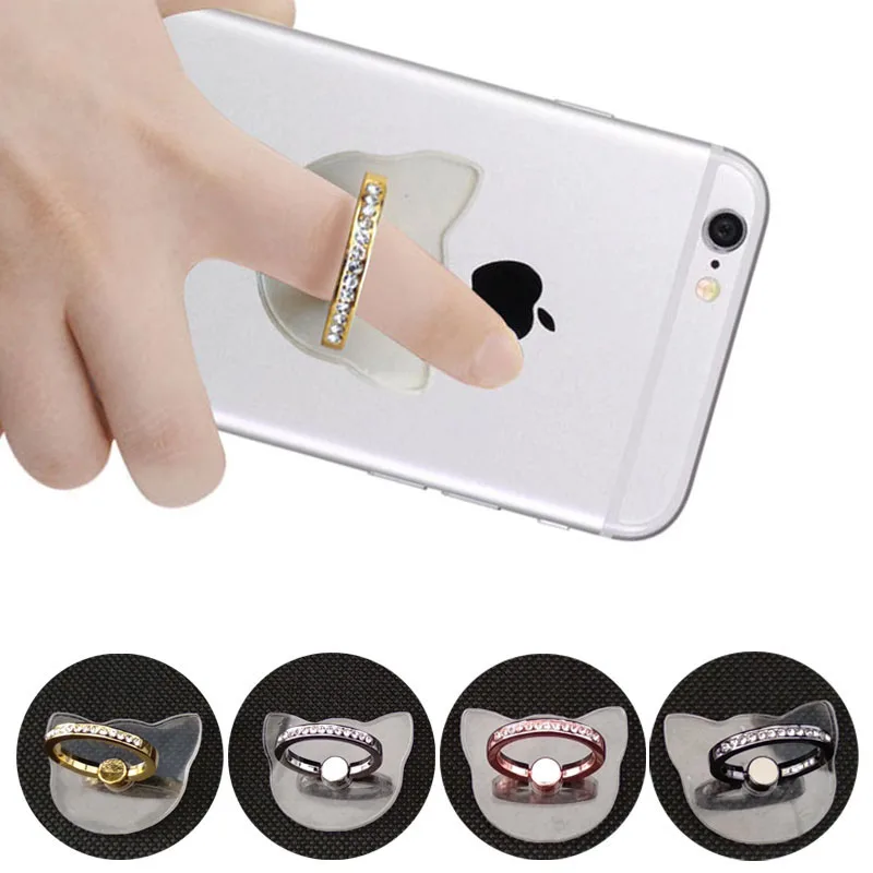 New Soporte Movil Car Phone Finger Holder Mobile Smartphone Stand for Iphone Socket All Smart 5 Color Ire Grip Xiaomi | Мобильные