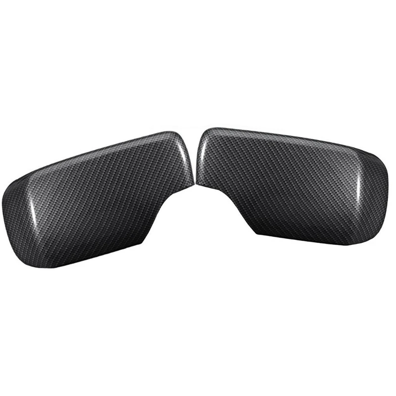 1 Pair Rearview Mirror Covers Carbon Fiber Pattern Caps Replacement For Bmw E46 1998-2005 51168238376 51168238375 | Автомобили и