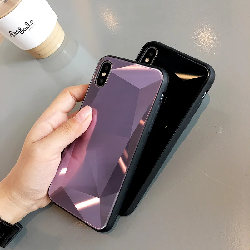 Роскошный чехол для iPhone X 7 8 Plus Xr Xs макс. закаленное стекло 6 S 6s iPhone8 жесткий Coque Ipone