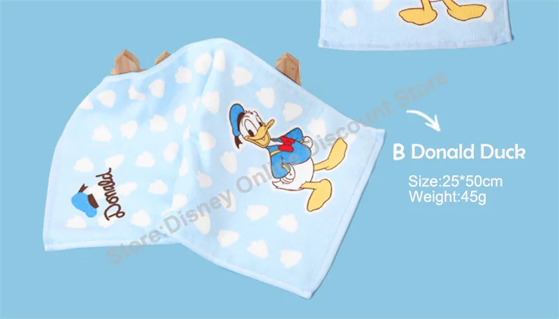Disney с рисунками Минни и Микки розовый уход за кожей лица Полотенца 25x50 см Короткие влагопоглощающие носки из хлопка для маленьких детей, Ванная комната дорожная ручная Полотенца подарки для мальчиков и девочек