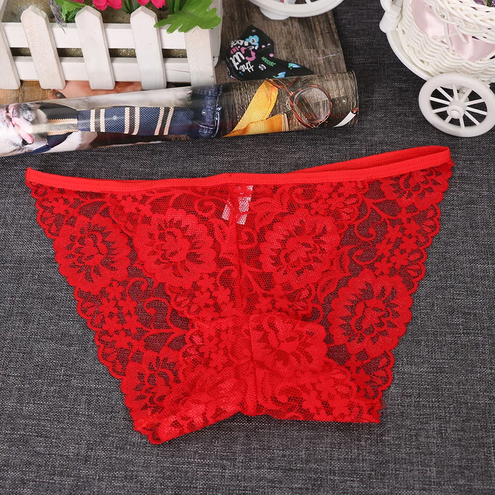 1 шт. сексуальные трусики женские кружевные трусы с заниженной талией нижнее