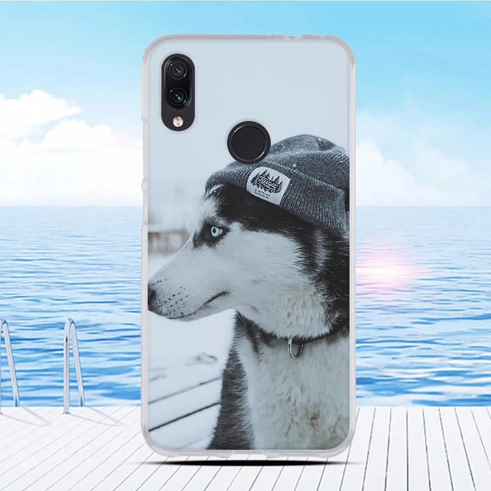 Милый чехол для Xiaomi Redmi Note 7 Pro Чехол с рисунком принтом Примечание бампер 3D Coque 6 3