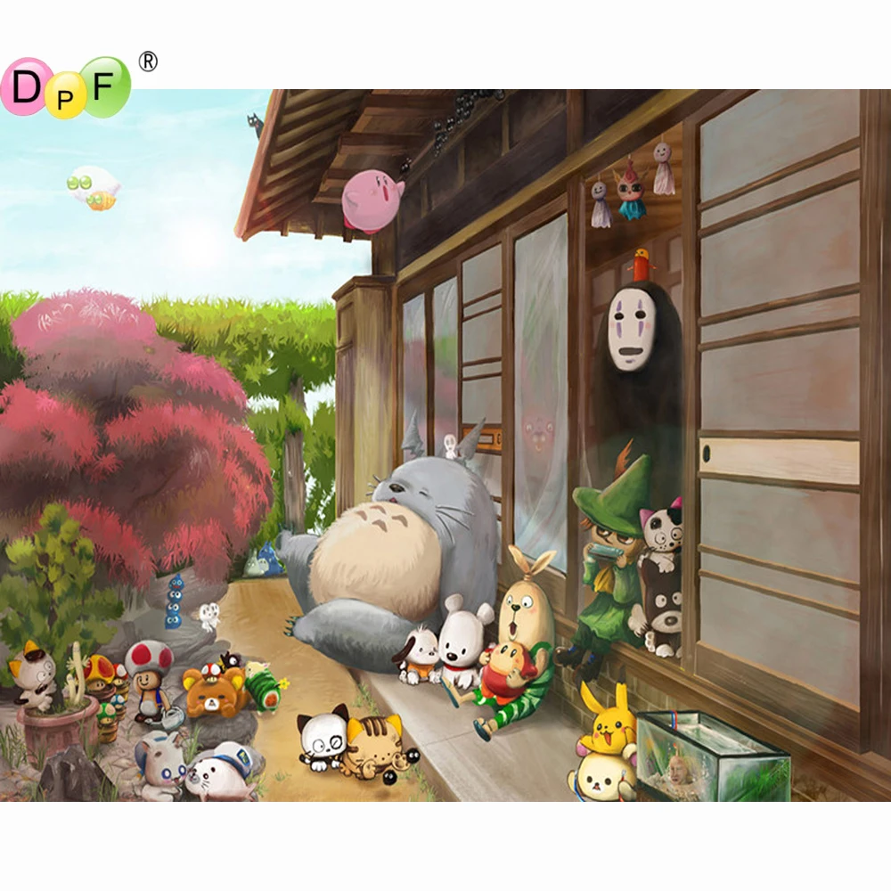 DPF алмазная живопись вышивка крестиком спирированная картина сделай сам