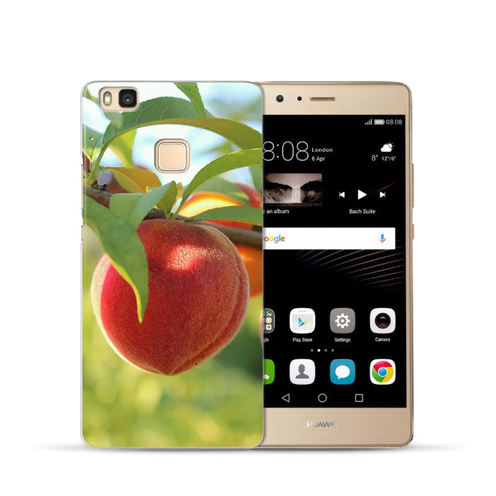Летний чехол с фруктами для Huawei P20 Lite Pro P10 Plus P8 P9 2017 honor 9 6A 6X чехлы телефонов Etui Capa Kazo