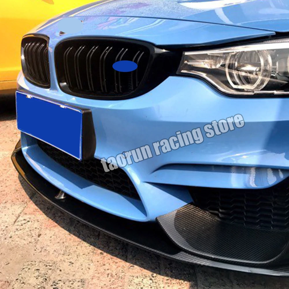 Передний бампер из углеродного волокна в стиле MP спойлер для подбородка BMW F80 M3 Sedan