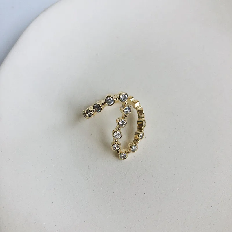 Шикарные квадратные циркониевые Стразы Сияющие красочные геометрические кольца