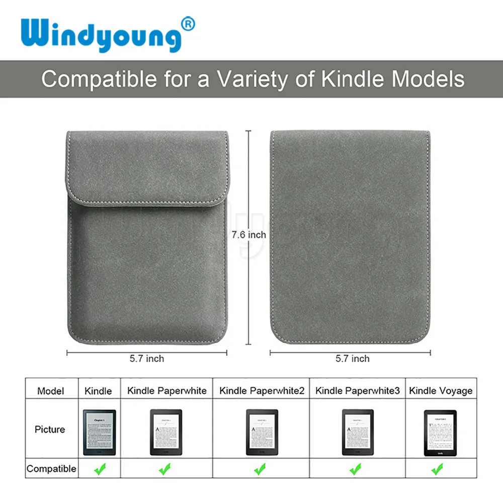 6 дюймовый чехол Kindle Paperwhite 2 3 Женский 8 дорожная электронная книга Магнитный для