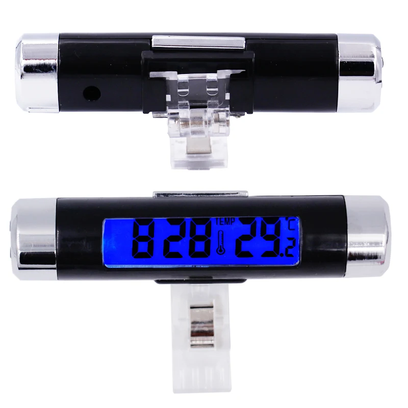 10 шт. Автомобильный электронный светодиодный дисплей светящиеся часы авто выход