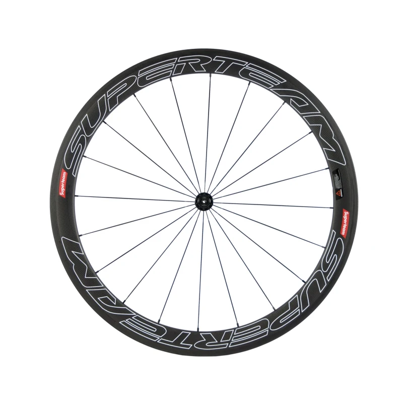 SUPERTEAM 50mm Carbon Wheels R13 With Basalt Braking Surface Tubular 700C Road Wheelset Clincher Bicycle Wheel | Спорт и развлечения