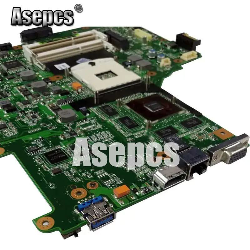 Asepcs N61JV материнская плата для ноутбука For Asus N61J тест оригинальная GT325M 1GB