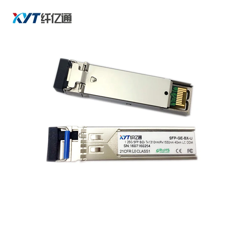

1 pcs Hot Pluggable SFP 1550Tx/1490Rx BIDI 1.25G SFP Transceiver with DDM 40km