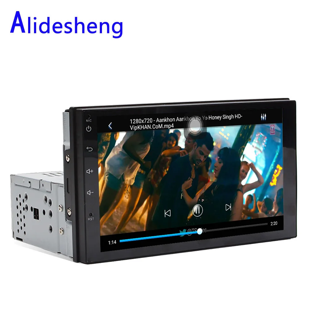Универсальный мультимедийный плеер 1din с Android 7 1 DVD GPS стерео радио аудио для Toyota