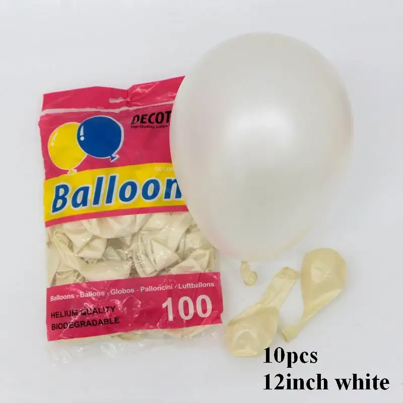 10pcs white Воздушные шары из фольги в виде животного День рождения украшения Дети океан рыбы шары надувные игрушки детский душ Летние Животные тема Вечерние - Цвет: 10pcs white