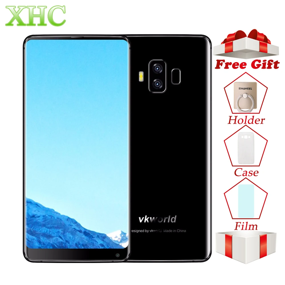 4G VKworld S8 16MP + 13MP камеры мобильные телефоны отпечатков пальцев 5500 мАч 5 99 дюймов