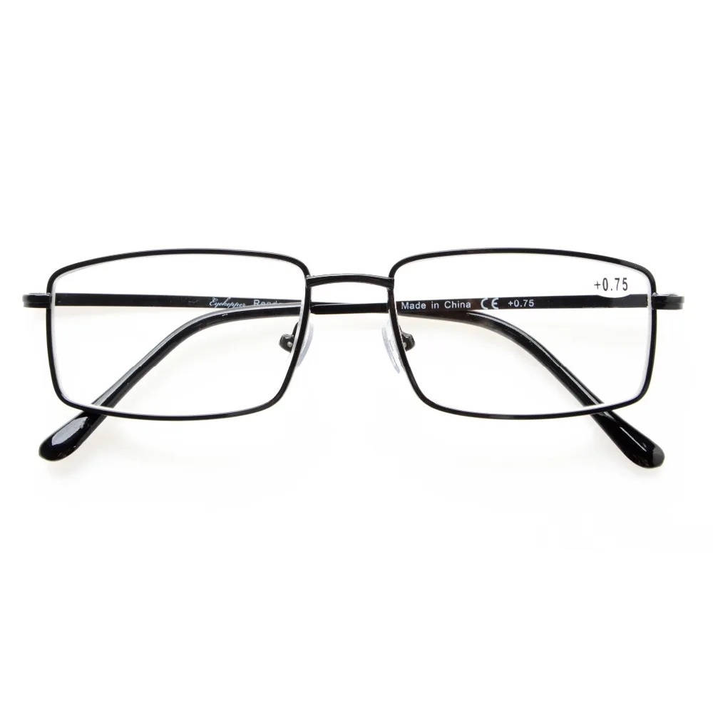 R15023 Mix Eyekepper 3 pack ридеры прямоугольные весенние дужки большие металлические очки