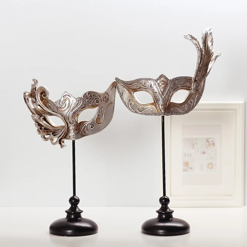 Interesting Europe style people masks Resin model statueClassic face mask Home decoration crafts ornament | Дом и сад