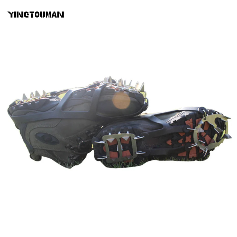 

YINGTOUMAN Sell Well 18-teeth Anti-Slip Snow Ice Gripper For Climbing Equipment Hiking Practical Grip Spike Shoe Outdoor Crampon