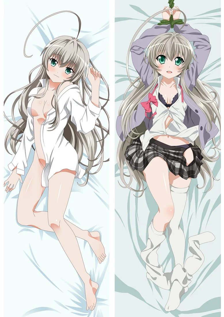 Двусторонняя облегающая Подушка с рисунком аниме Nyaruratohotepu Nyaruko Yasaka nyaruko, чехол для подушки, наволочка для подушки, чехол из персиковой кожи, 2 способа, 810042