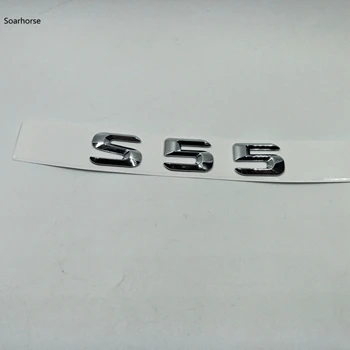 S55 Soarhorse для Mercedes Benz S Class W220 W221 S220 S250 S300 S320 S350 S420 S450 задние буквы эмблема значки логотип наклейка - Название цвета: S55