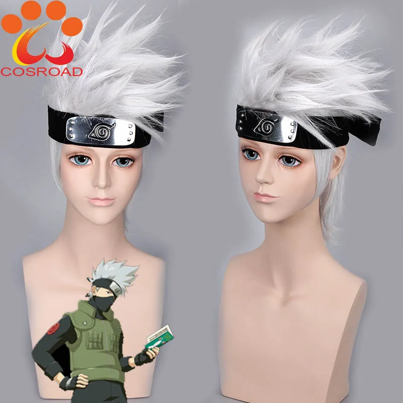 Парик Cosroad Hatake Kakashi персонаж аниме Наруто Какаши Хатаке костюм для косплея