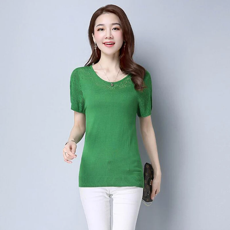 Женская трикотажная футболка летняя красная | одежда