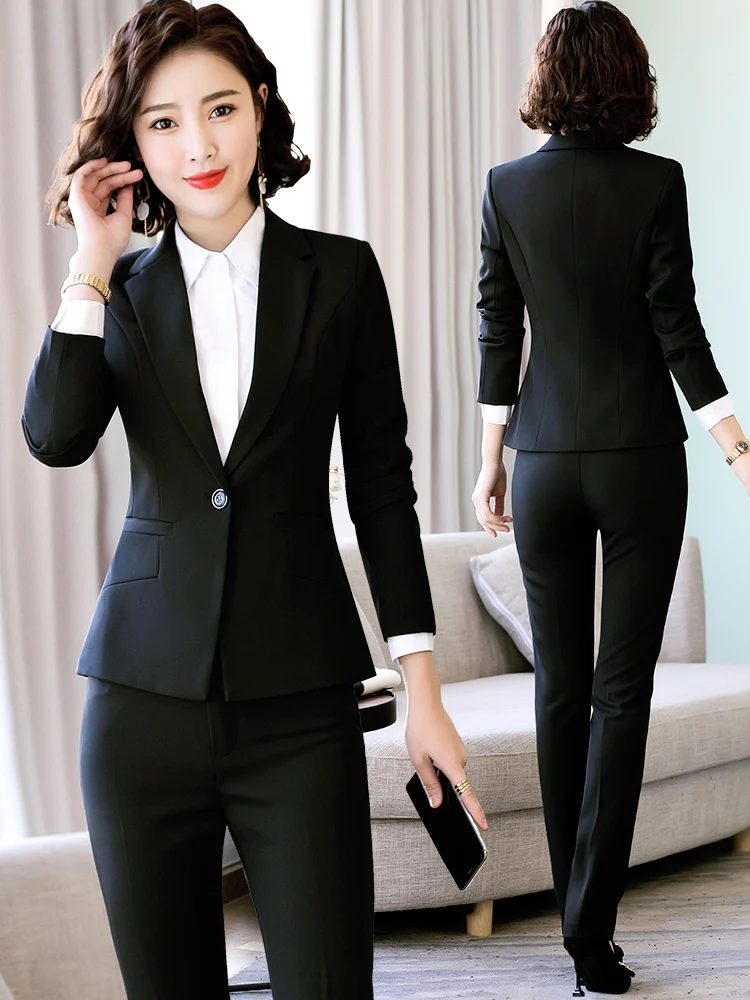 

Spring Autumn Women Single Button Solid Slim Casual Business Blazer Suit Jacket Coat Outwear Plus Size S-5XL