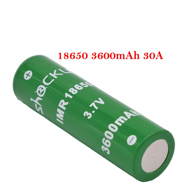 Shockli 18650 батарея 3600mAh 3500mAh 3 7 V литий-ионная аккумуляторная 30A литиевая для фонарей