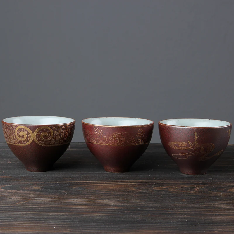 Ретро минималистский японский стиль грубый керамика персонализированные ручной