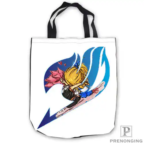 Пользовательские холст fairy_tail_emblem ToteBags Ручные Сумки хозяйственная сумка