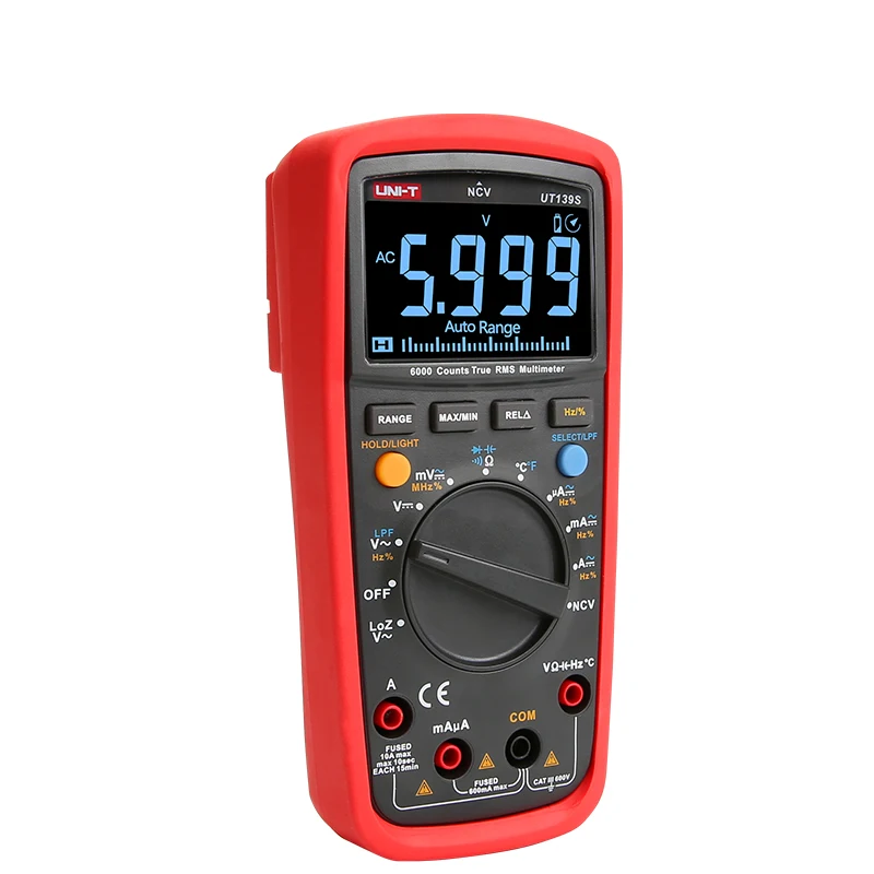 UNI T UT139E UT139S Цифровой мультиметр Температурный Зонд LPF pass фильтр LoZ низкий импеданс