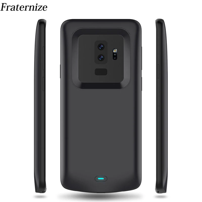 5200 мАч Тонкий чехол для Samsung Galaxy S9 Plus Силиконовый противоударный перезаряжаемый