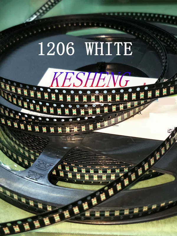 100 шт. SMD 0402 0603 0805 2835 3528 1206 5050 5730 3014 LED диоды белый/теплый белый/Branco диод супер яркий