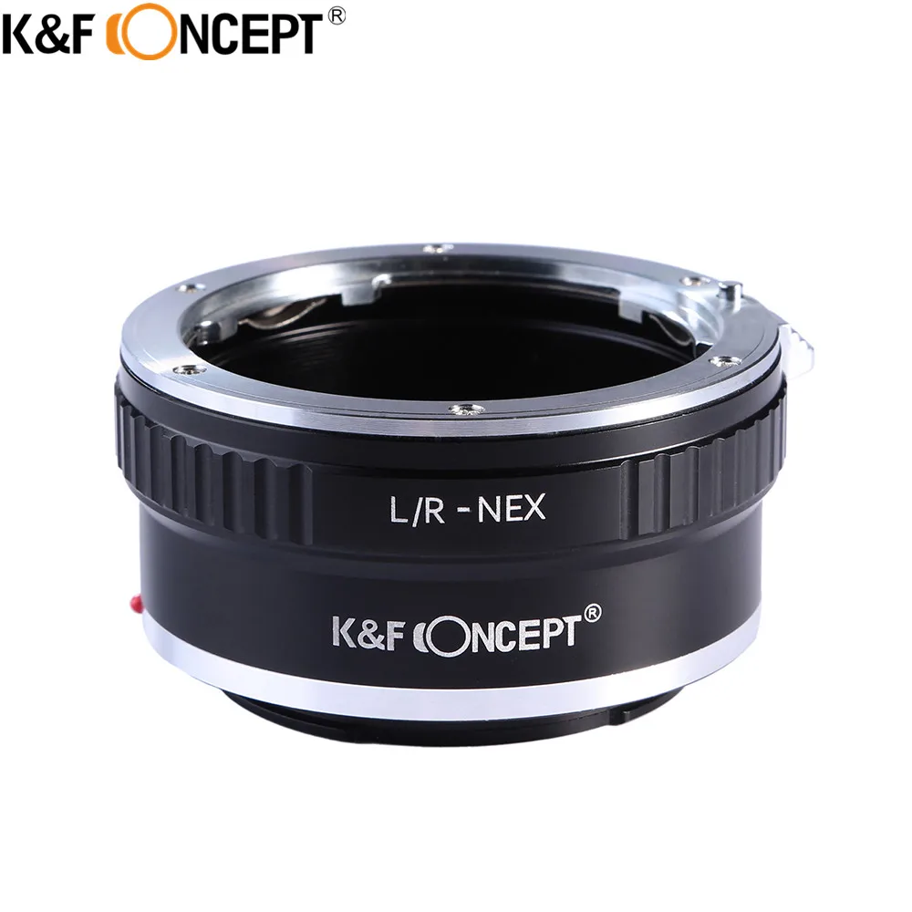 

K&F CONCEPT For L/R-NEX Camera Lens Mount Adapter Ring For Leica R Mount Lens to for Sony E-Mount Camera Body NEX NEX3 NEX5